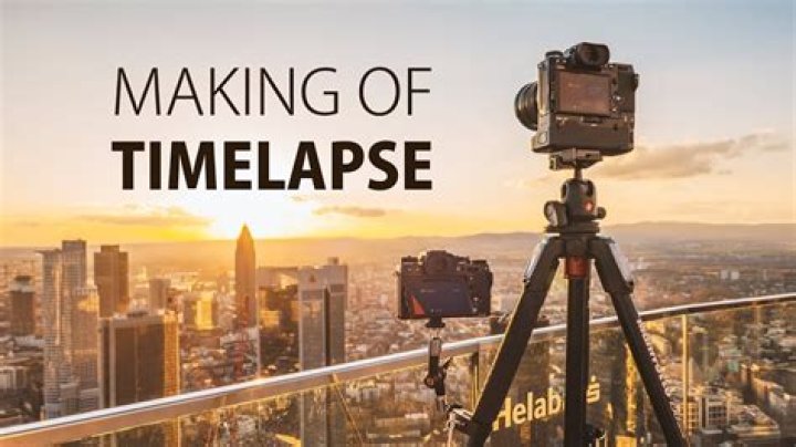 How do you make a timelapse photo?