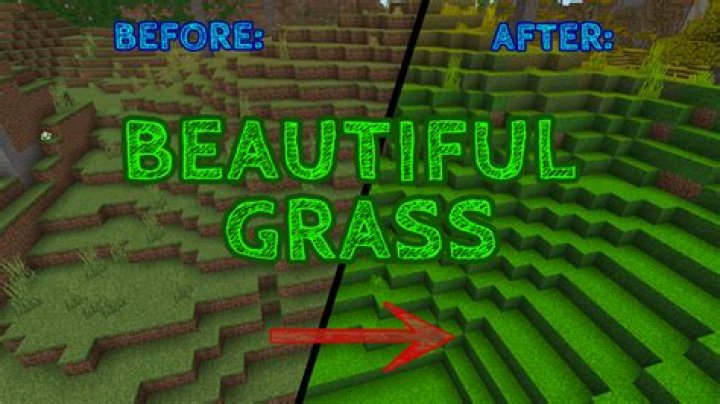 How do you make better grass in Minecraft?