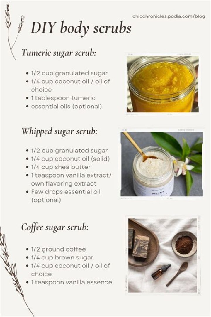 How do you make coffee scrub without coconut oil?