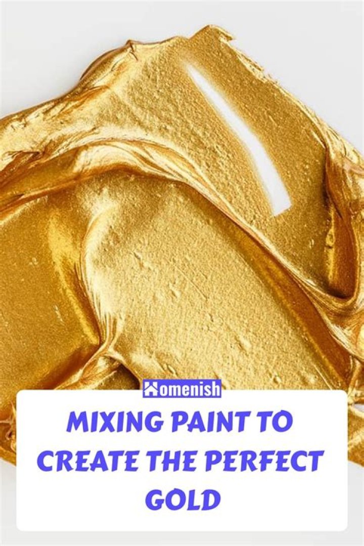 How do you make gold oil paint?
