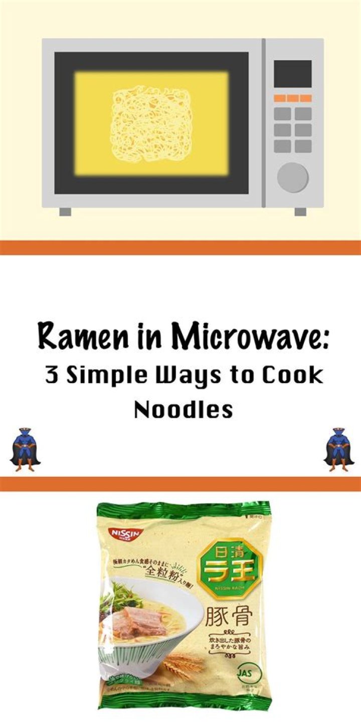 How do you make the best ramen in the microwave?