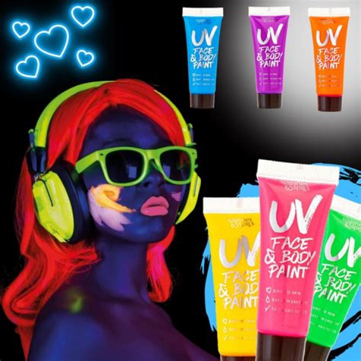 How do you make UV face paint?