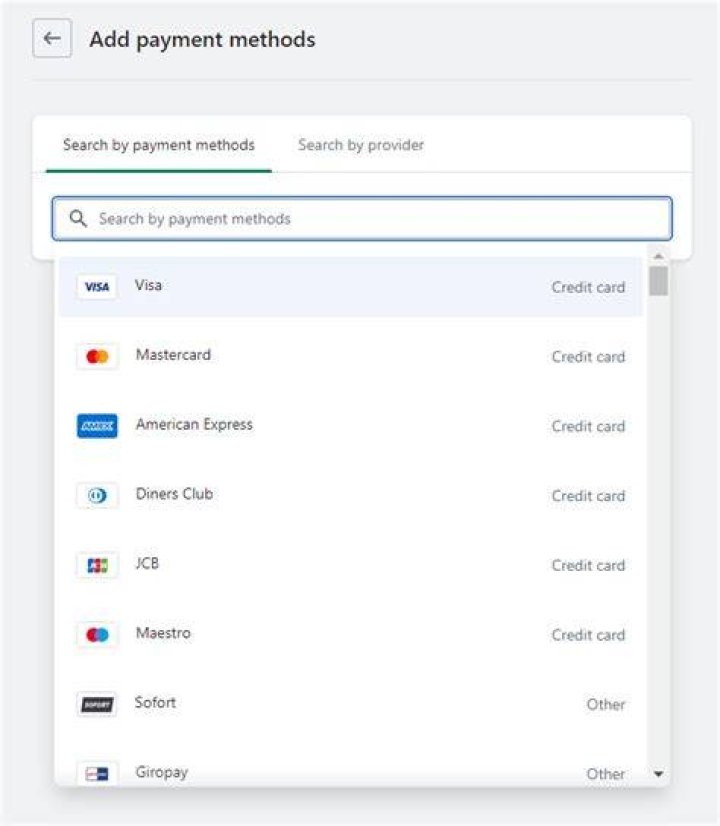 How do you manage payment methods?
