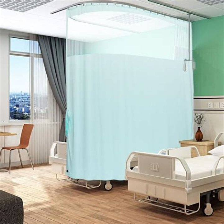 How do you open a sterile curtain?