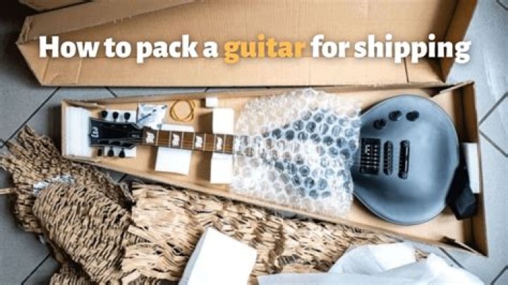 How do you pack a guitar for shipping?