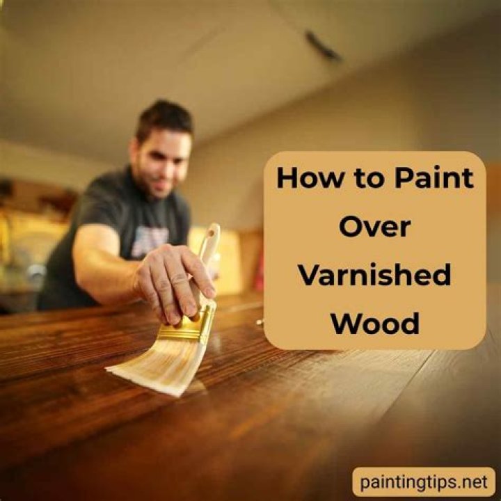 How do you paint over varnished canvas?