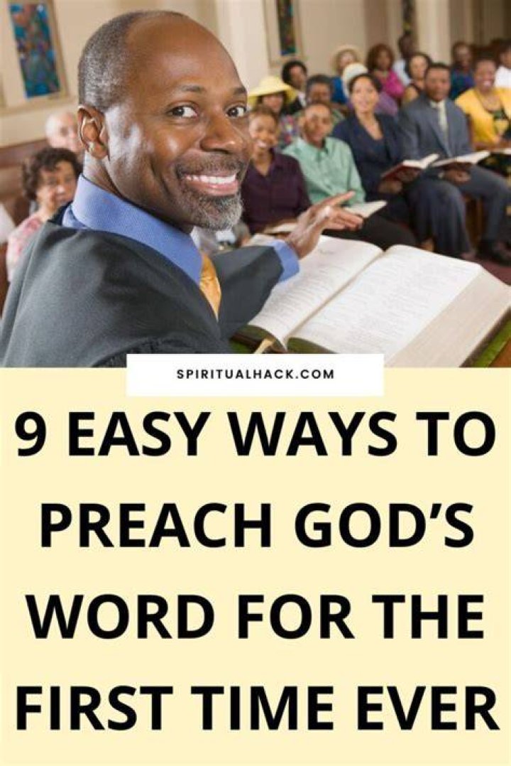 How do you preach the word of God?