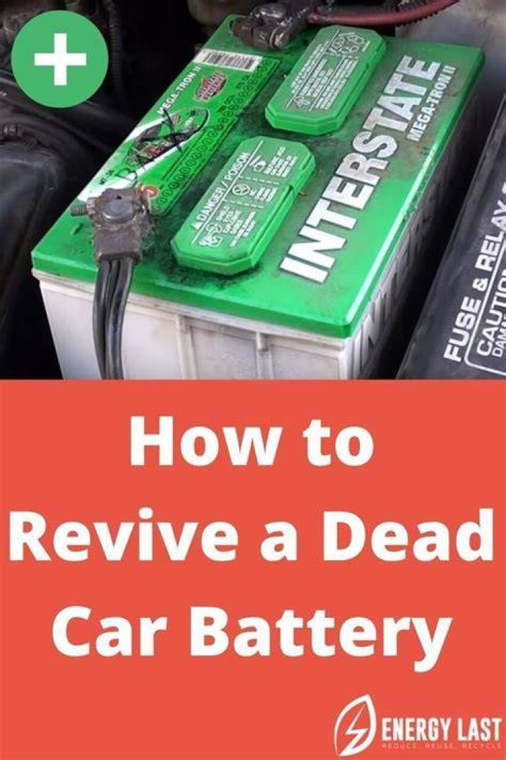 How do you restart a dead car battery?