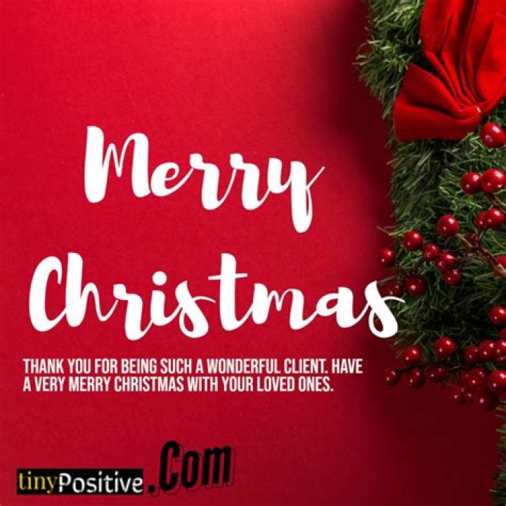 How do you say thank you to customers at Christmas?