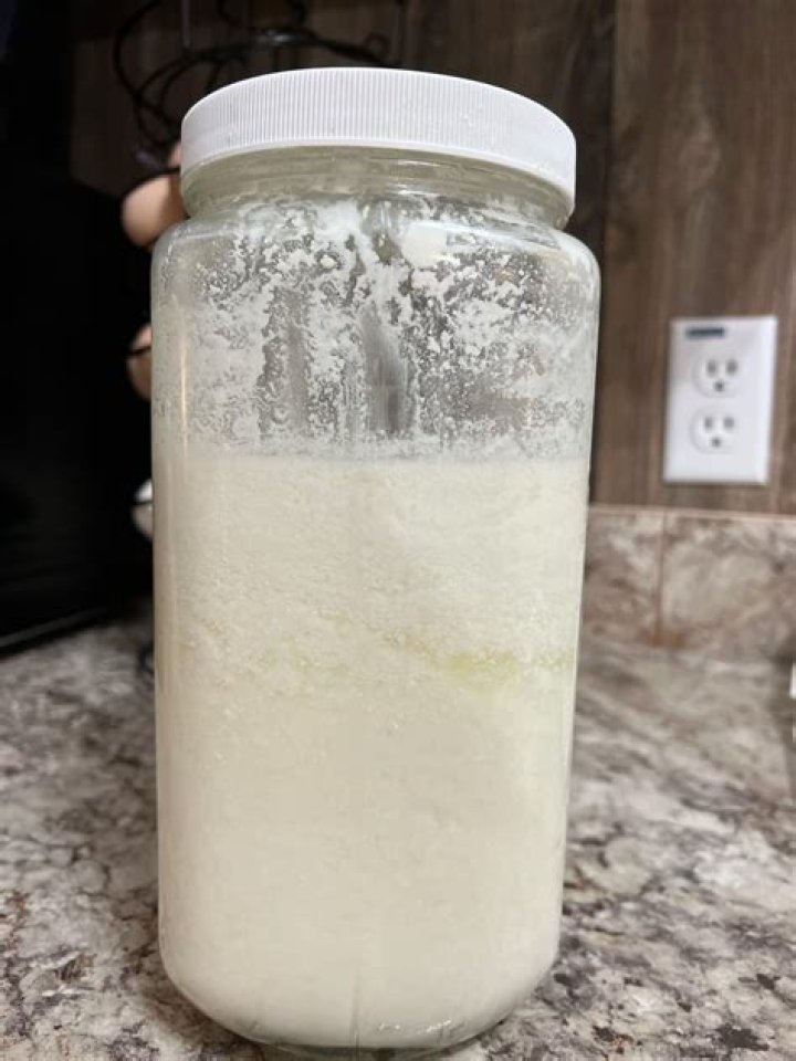 How do you separate whey from kefir?