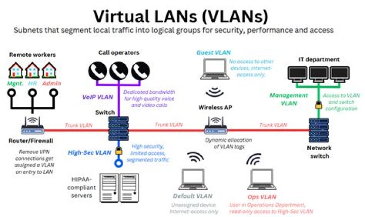 How do you set up a management VLAN?
