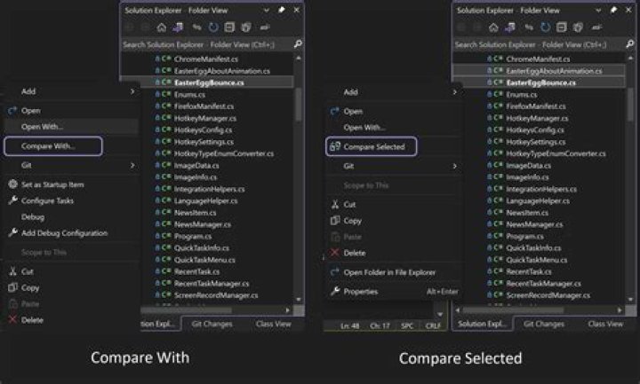 How do you shelve changes in Visual Studio 2017?