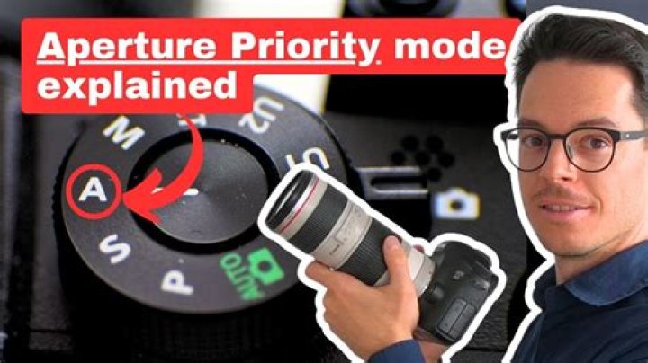 How do you shoot in aperture priority mode?