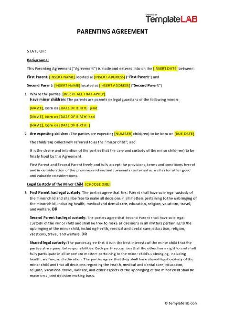 How do you start a parent statement?