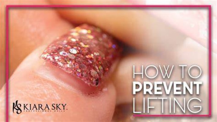 How do you stop dipping nails from lifting?