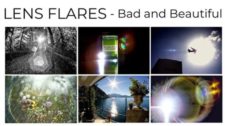 How do you stop lens flares at night?