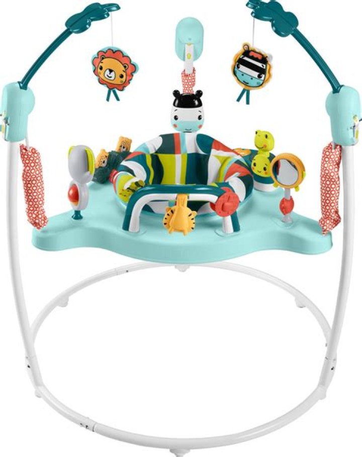 How do you take an exersaucer seat out?
