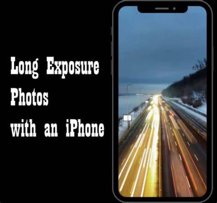 How do you take long exposure shots on your phone?