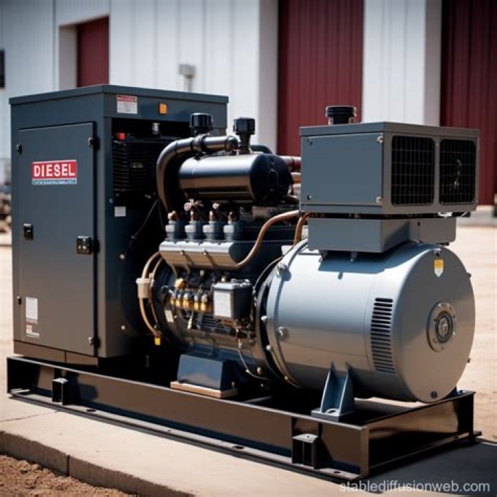 How do you turn off a diesel generator?