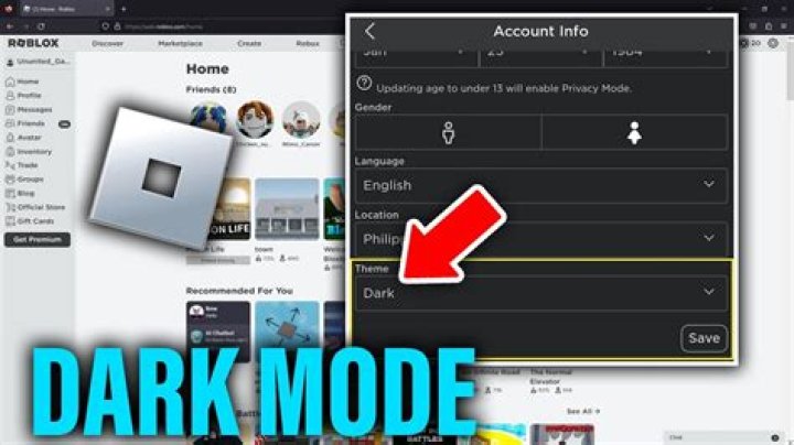 How do you turn on dark mode in teams?