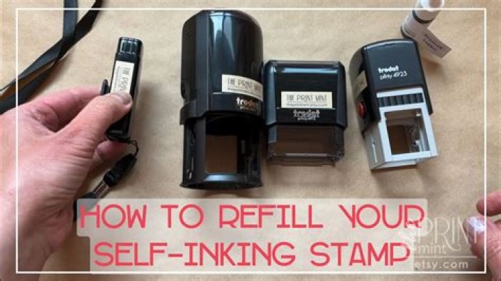 How do you use a ink stamp?