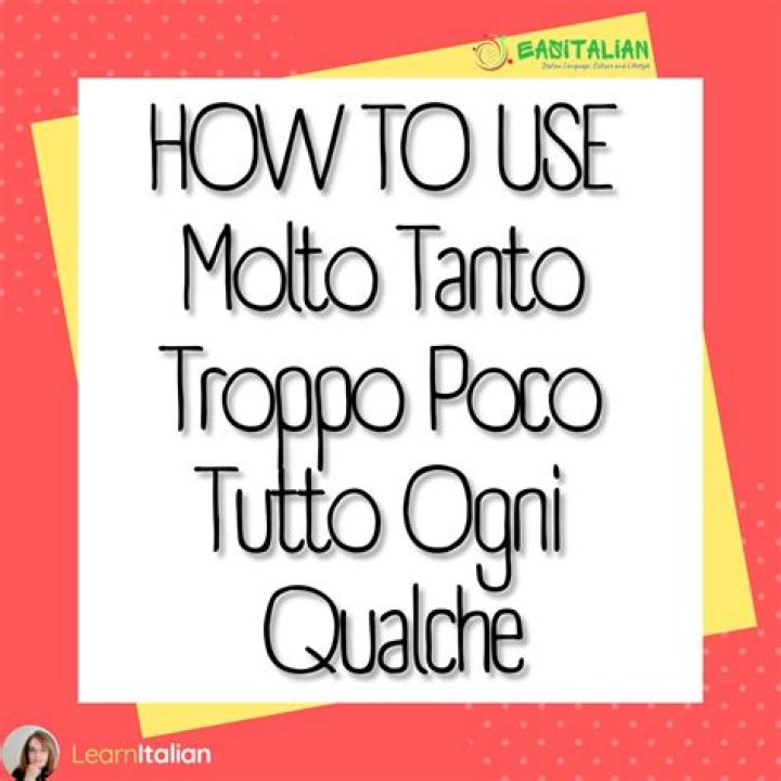 How do you use Troppo in Italian?