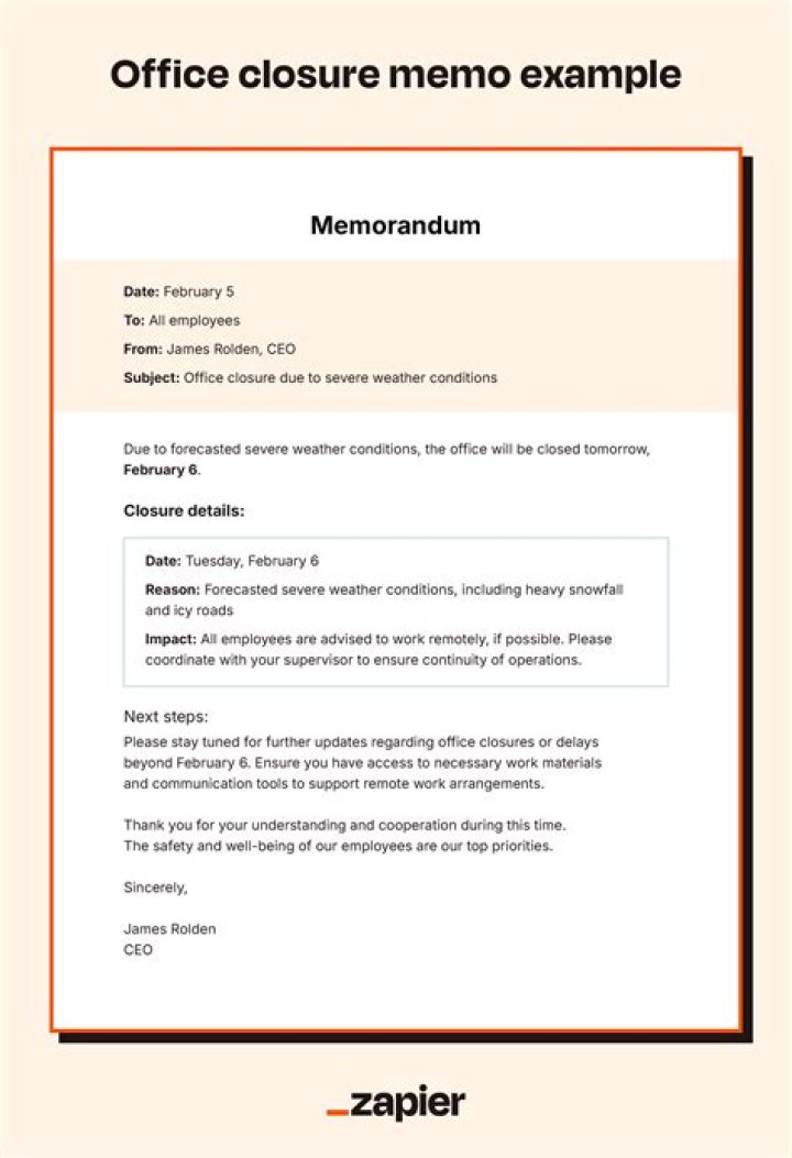 How do you write a memo for an interview?