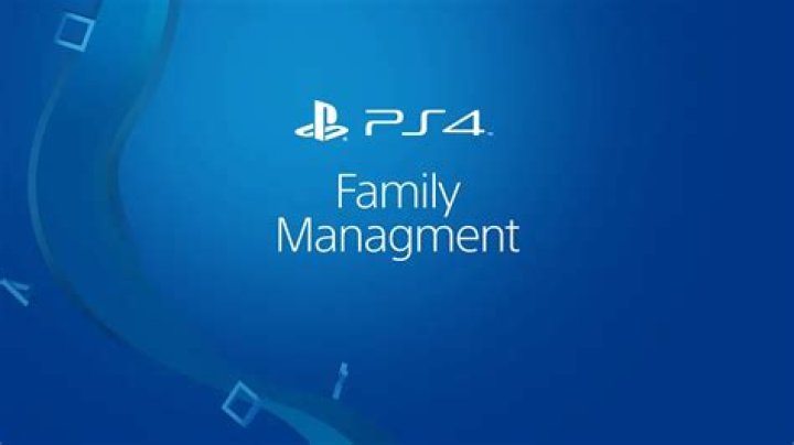 How does family management work on PS4?