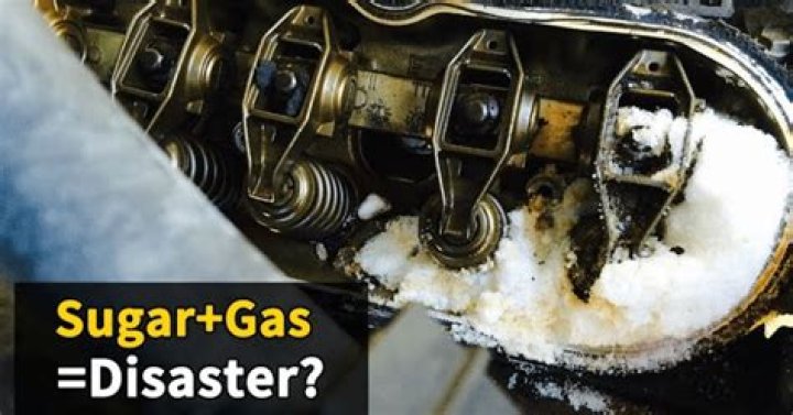 How does sugar damage an engine?