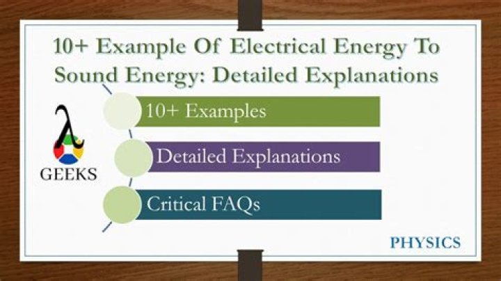 How is electrical energy transformed into sound energy in a radio?