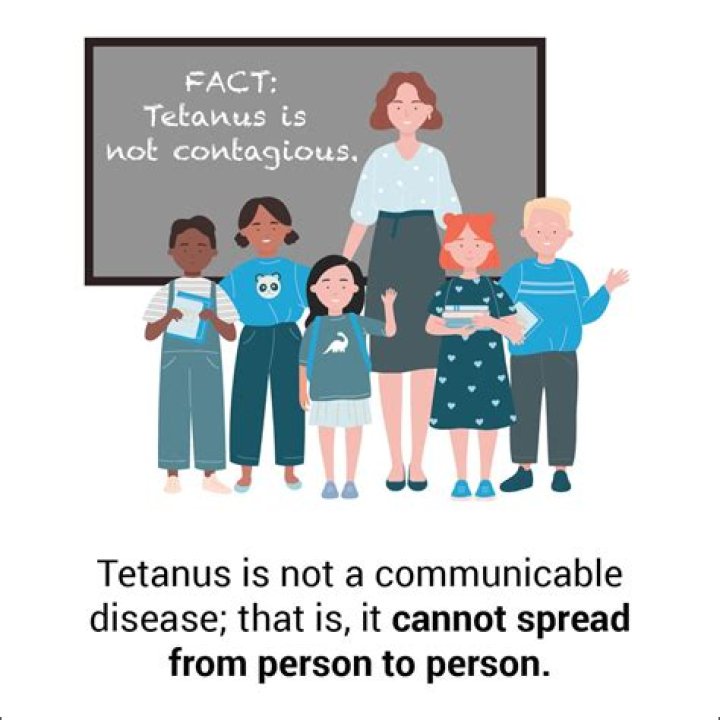 How is tetanus transmitted to humans?