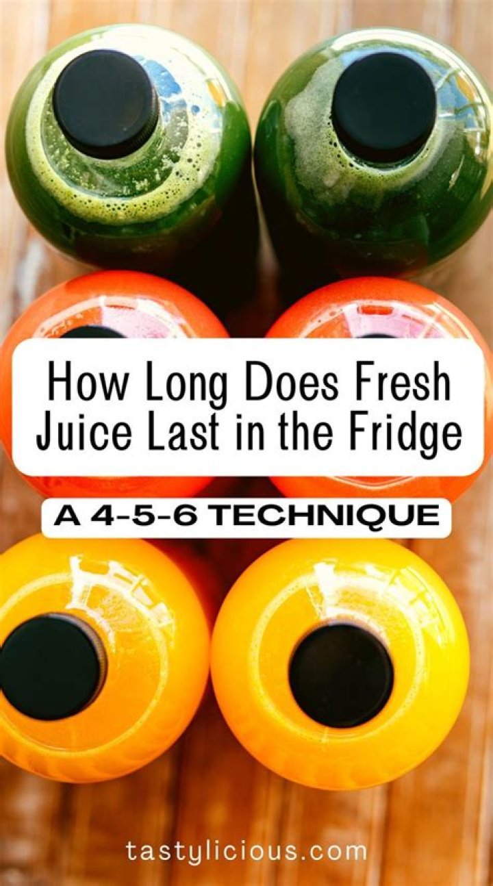 How long can Aloe Vera juice last in the fridge?