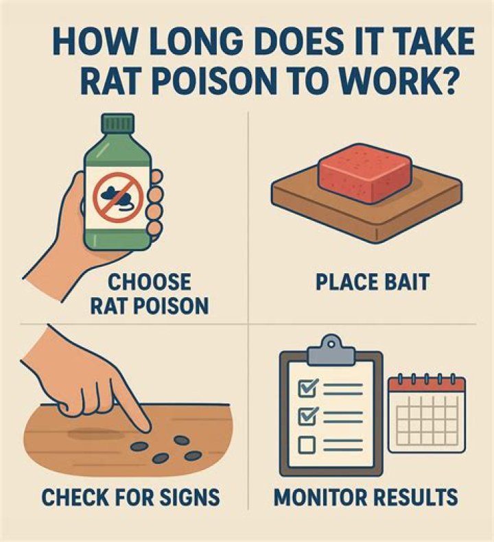 How long does it take for Big Cheese rat poison to work?