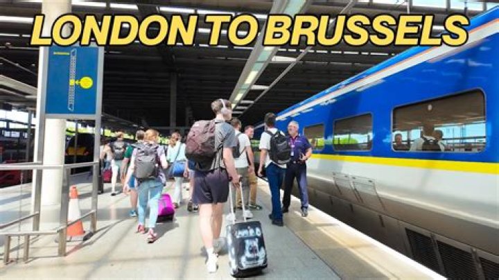 How long does it take from London to Brussels by train?