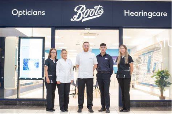 How many Boots Opticians stores are there?
