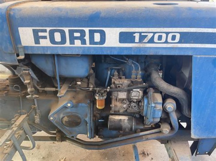 How many horsepower is a Ford 1700 tractor?
