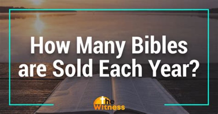 How many KJV Bibles have been sold?