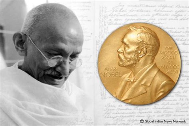 How many times Gandhi was nominated for Nobel Prize?