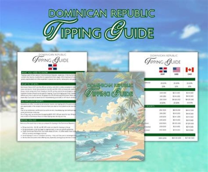How much do you tip in Dominican Republic?