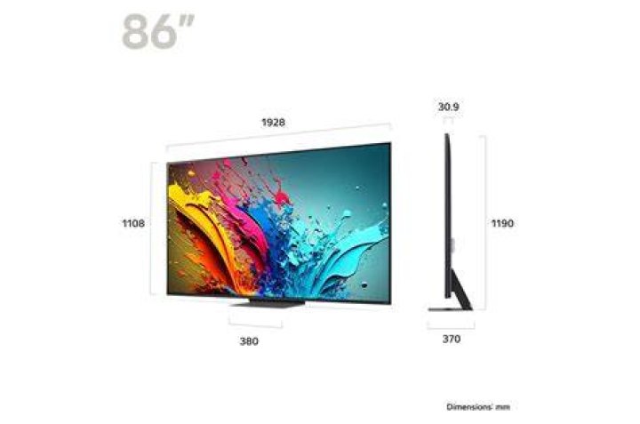 How much does a LG uhd 86 inch TV weigh?