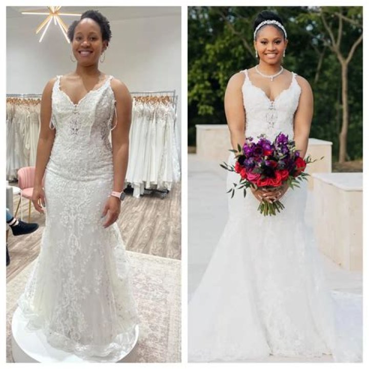 How much does a used wedding dress cost?