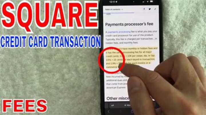 How much does Square charge for manual card entry?