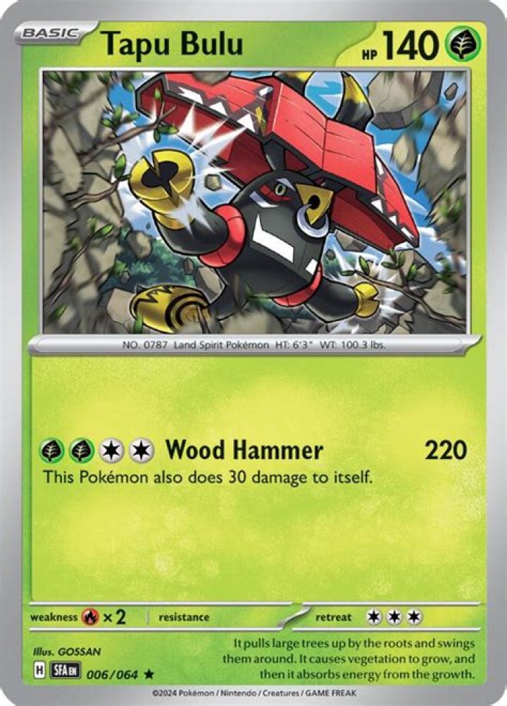 How much does Tapu Bulu GX cost?