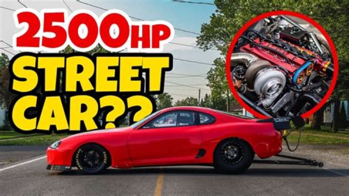 How much horsepower does a Toyota Supra MK4 have?