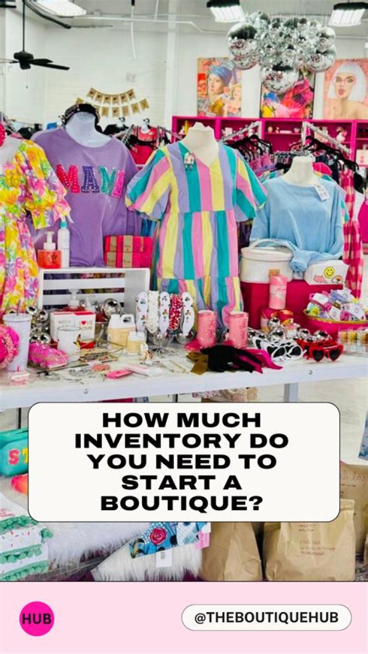 How much inventory do I need for my boutique?