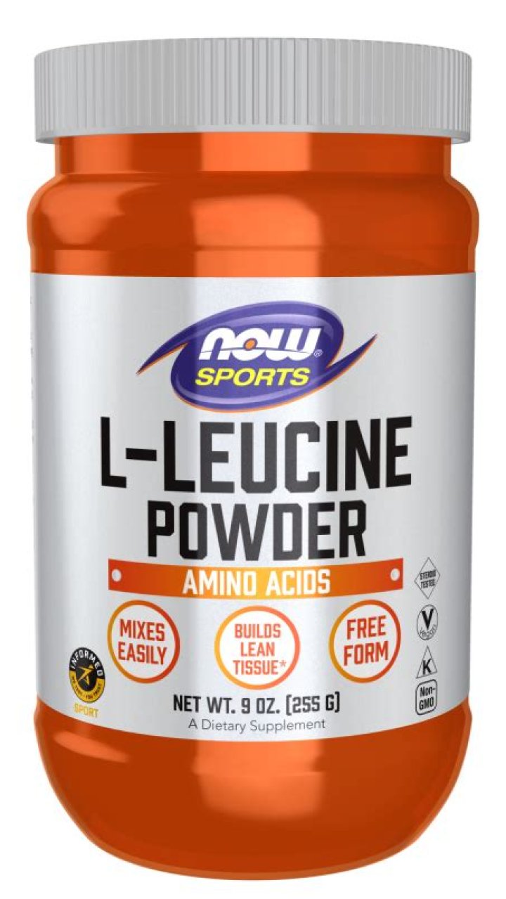 How much leucine is in whey?