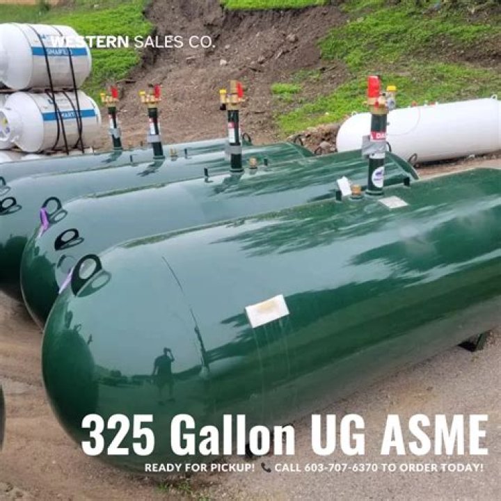How much propane will a 325 gallon tank hold?