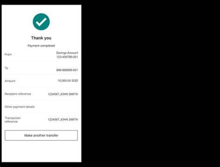 Is a bank transfer proof of payment?