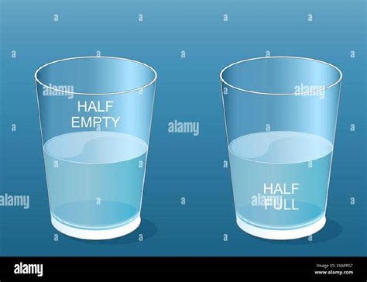Is a glass of water half empty or half full?