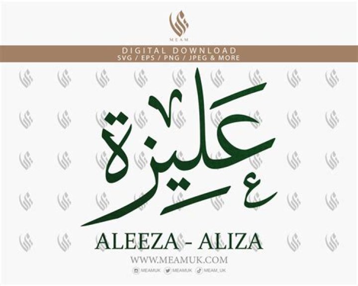 Is aleeza an Islamic name?